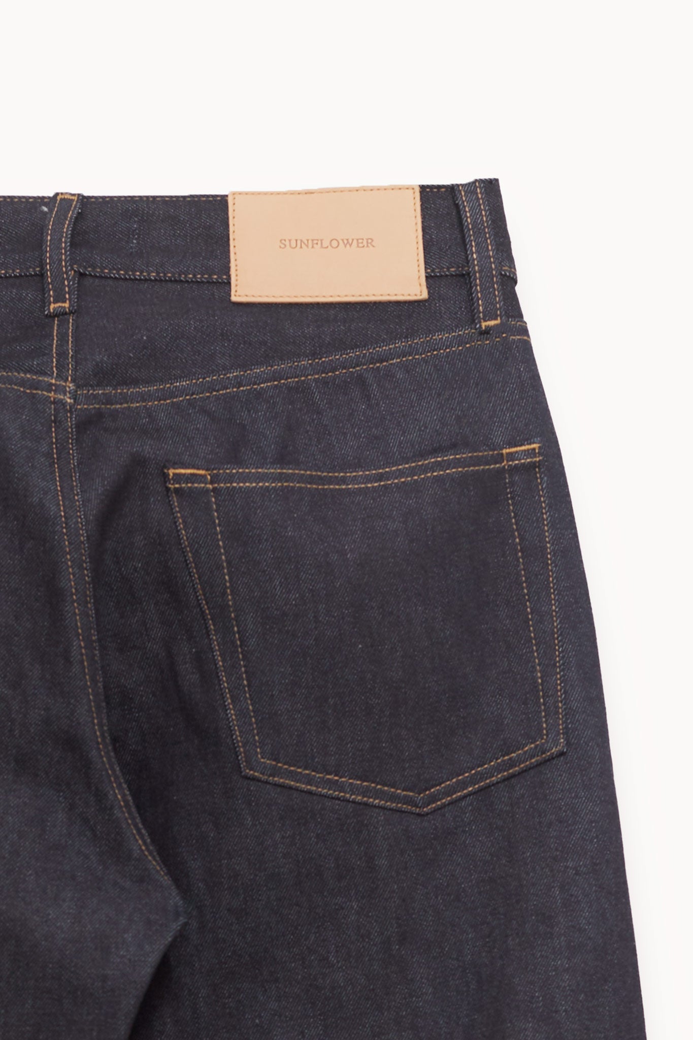 SUNFLOWER BLUE LOOSE RAW SELVEDGE DENIM
