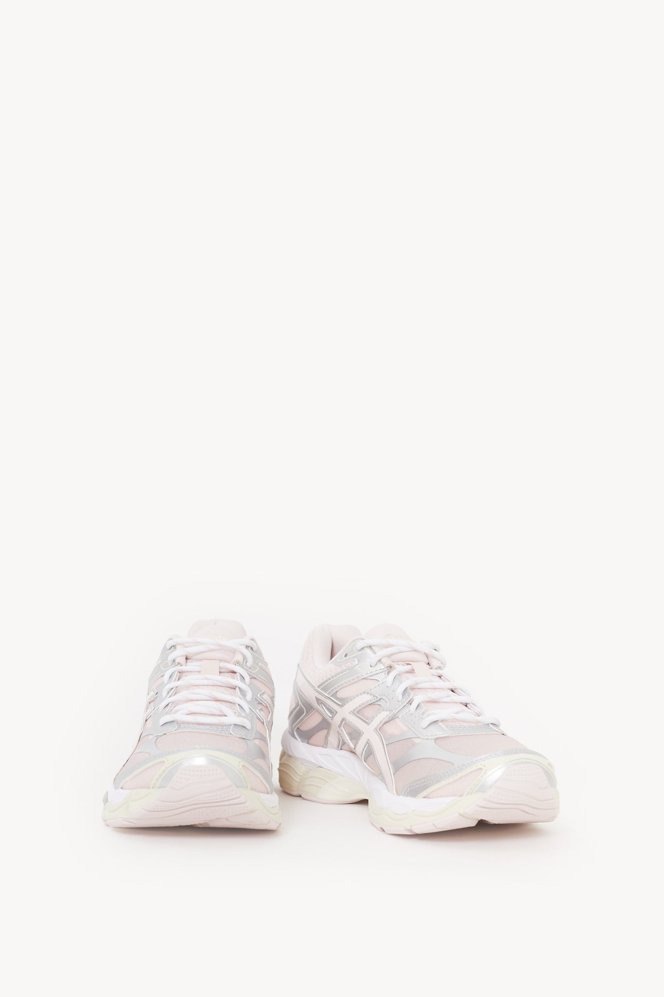 ASICS PINK CLOUD PURE SILVER GEL CUMULUS 16 SNEAKERS