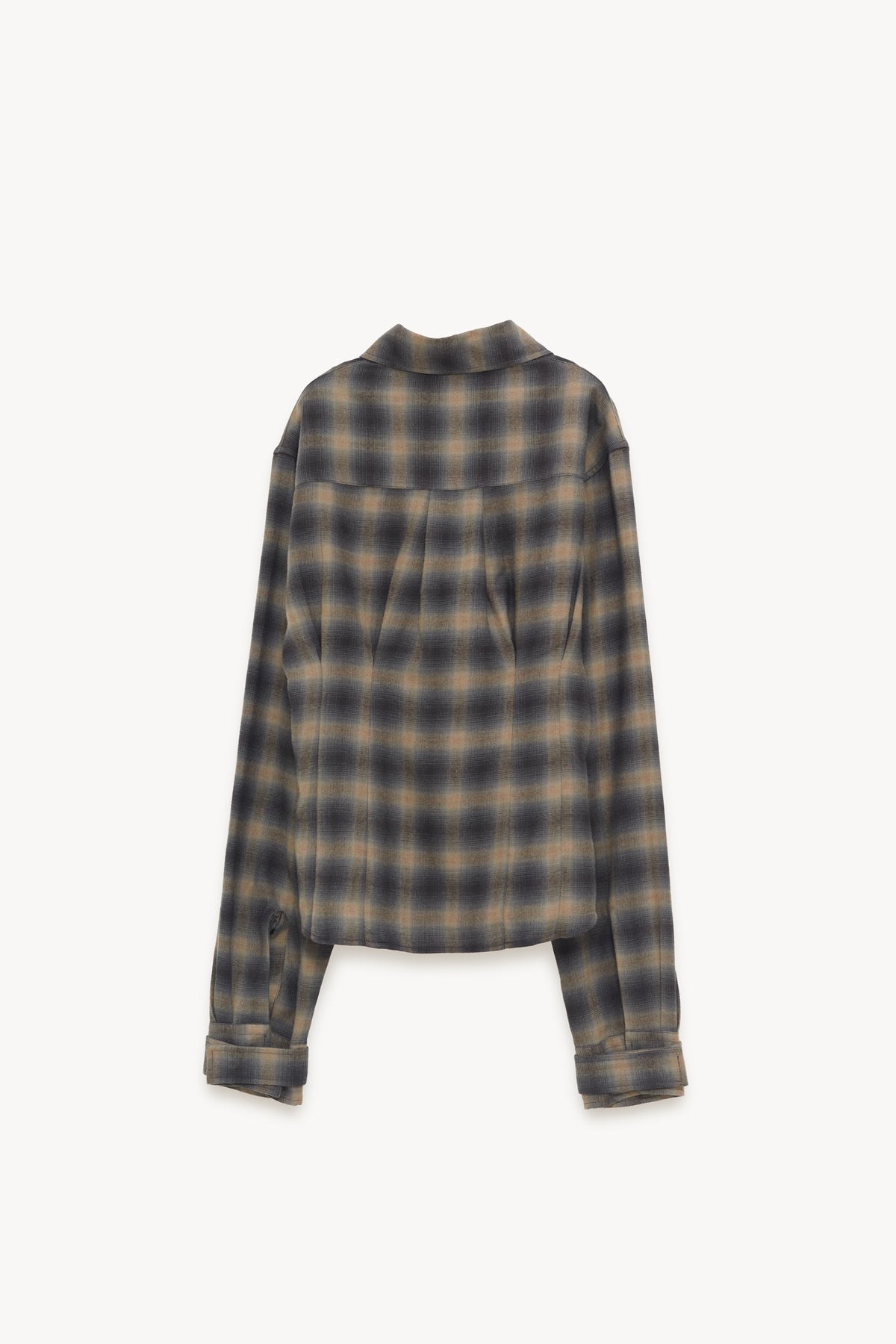 OUR LEGACY YUKON CHECK WOOLTON ENVELOP SHIRT