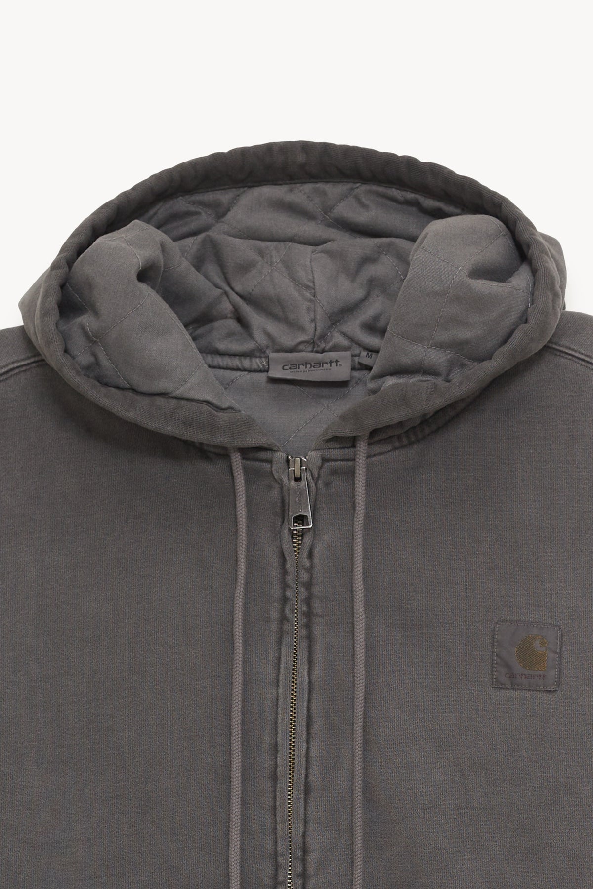 CARHARTT WIP BLACK HOODED VISTA JACKET