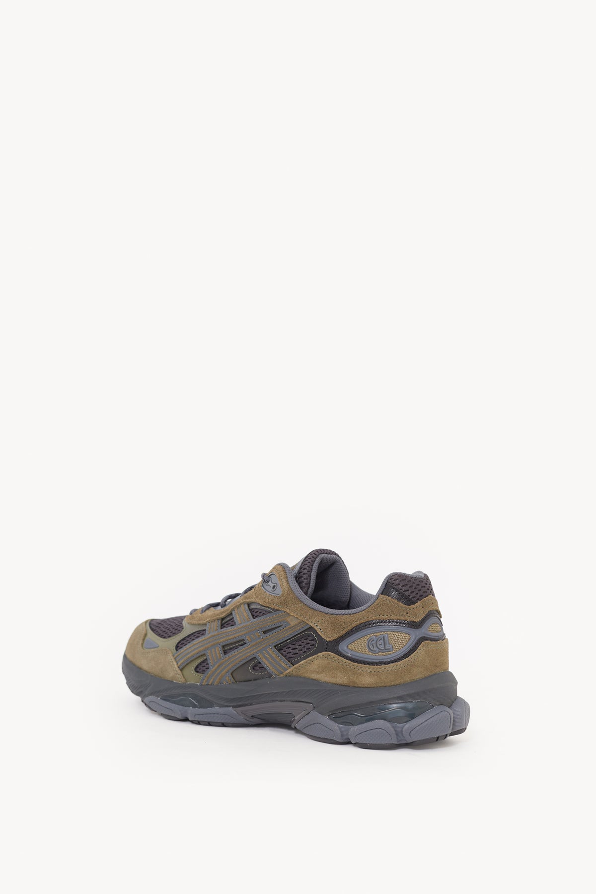 ASICS GRAPHITE GREY LODEN GREEN GEL-NYC 2.0 SNEAKERS