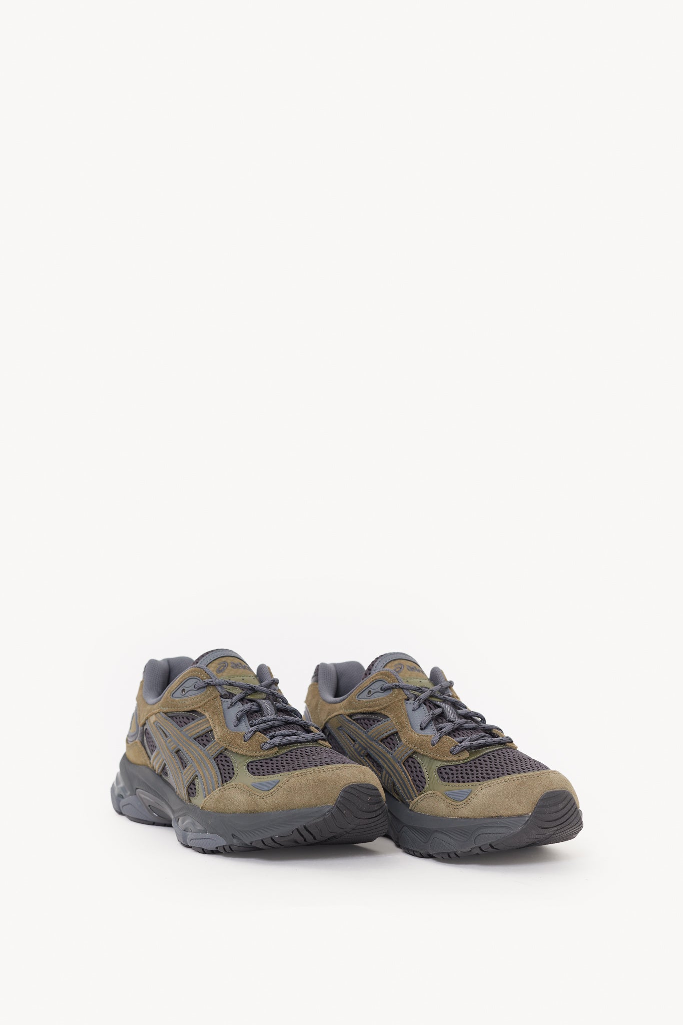ASICS GRAPHITE GREY LODEN GREEN GEL-NYC 2.0 SNEAKERS