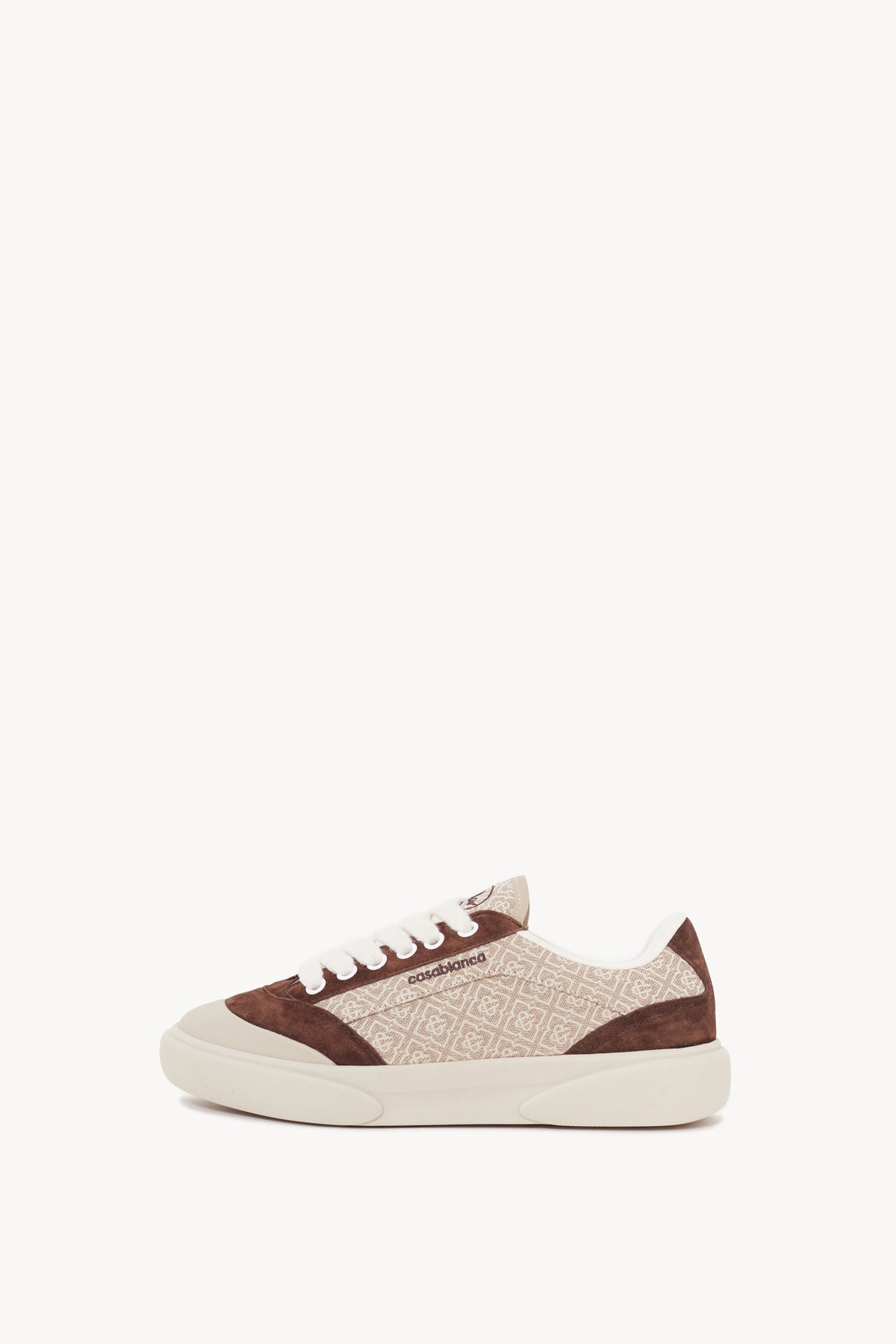 CASABLANCA BROWN BEIGE MENS DEL MAR SNEAKER