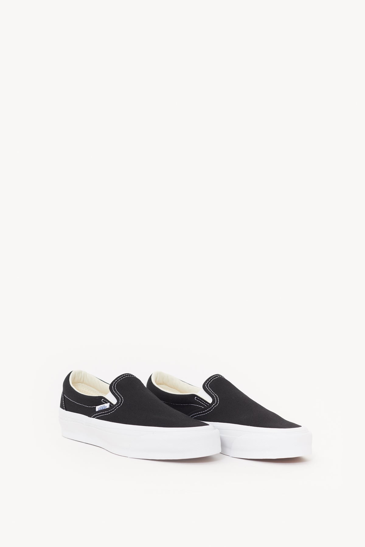VANS OTW BLACK WHITE SLIP ON REISSUE 98 SNEAKERS