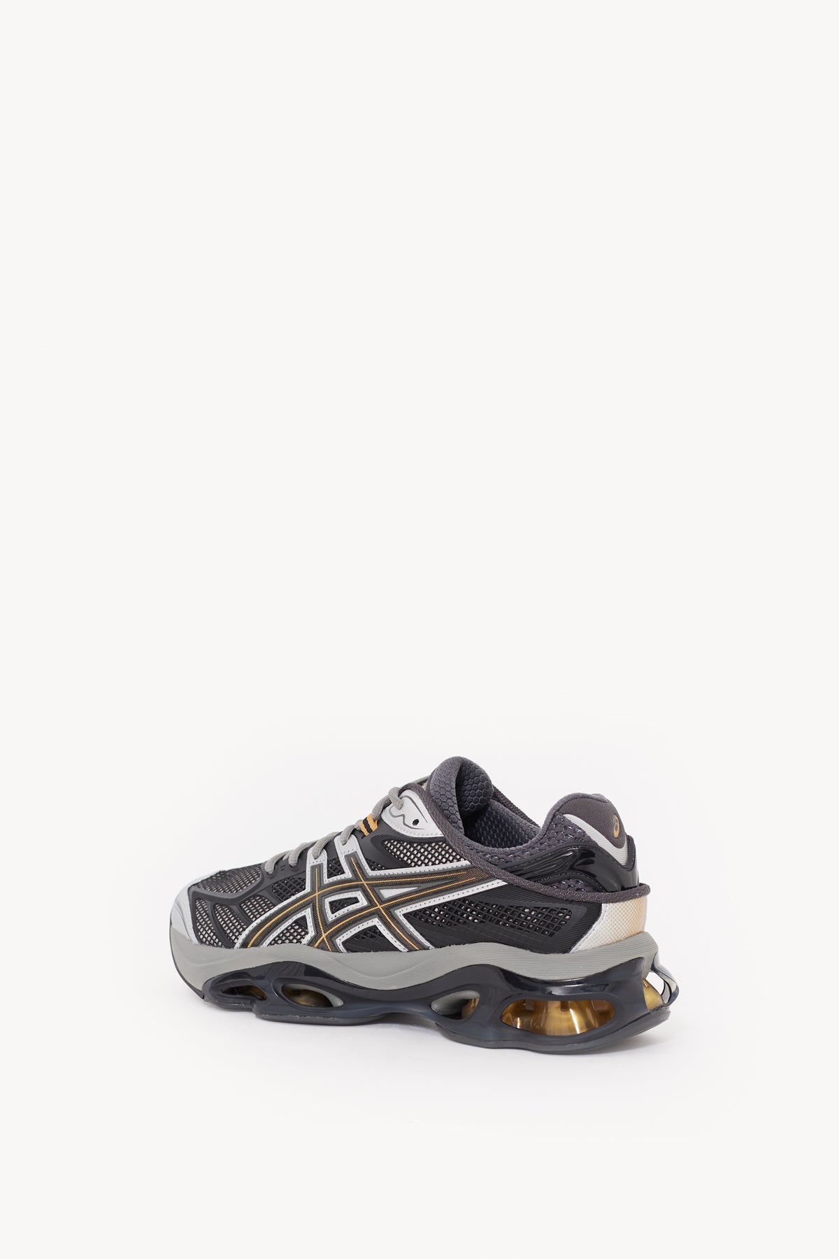 ASICS CLAY GREY BLACK GEL KINETIC 20 SNEAKERS