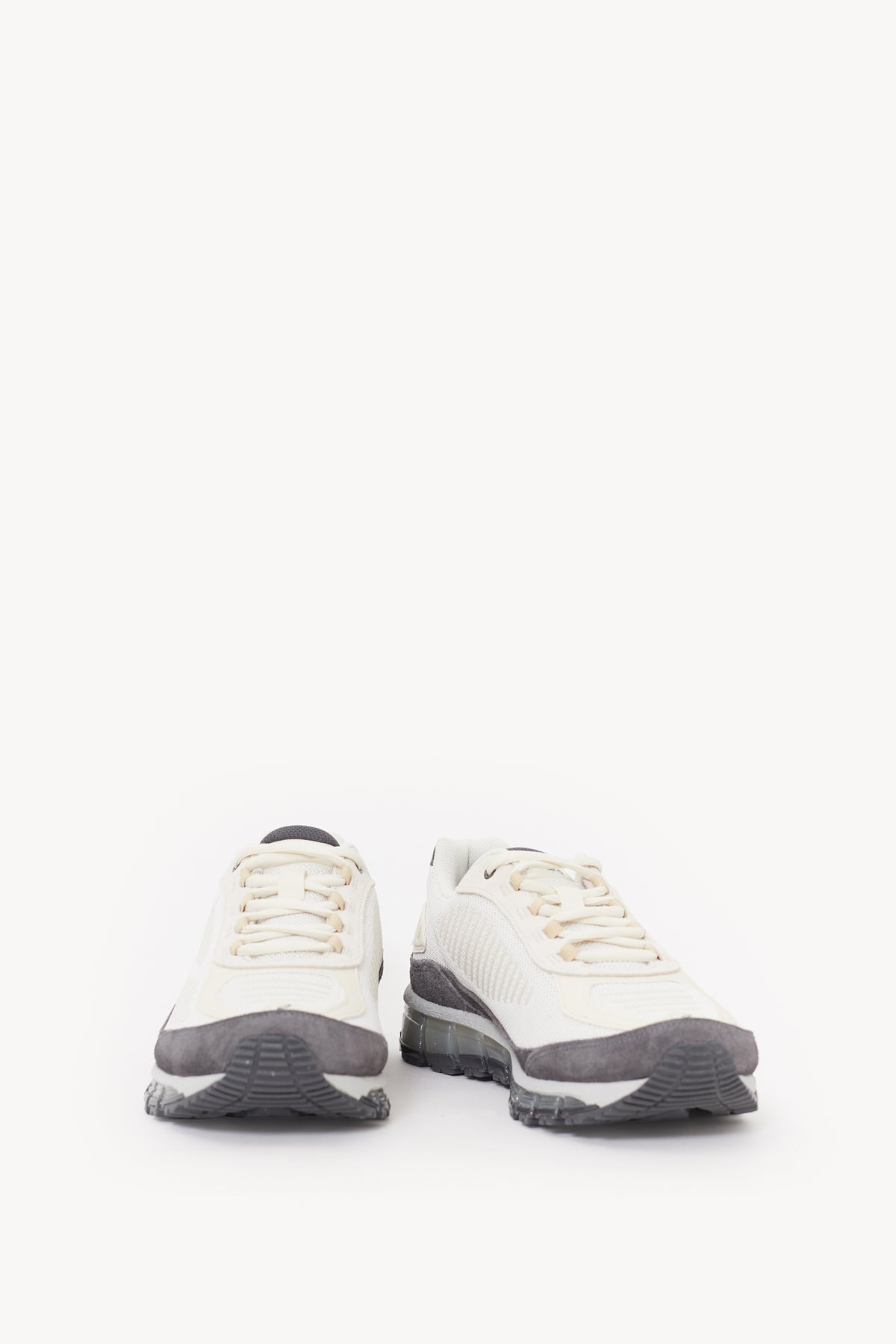 ASICS CREAM OBSIDIAN GREY GEL QUANTUM 360 I AMP SNEAKERS