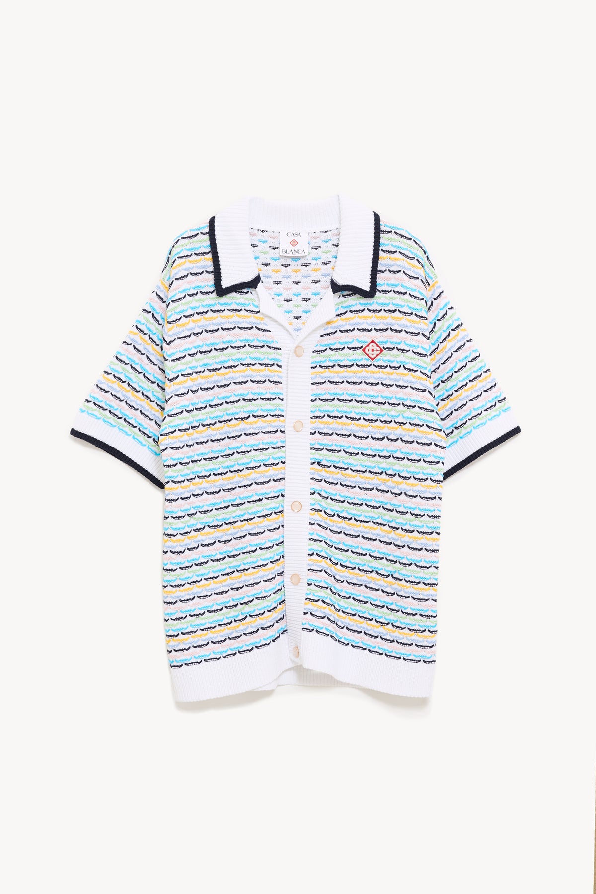 CASABLANCA MULTI TUCK STITCH SHIRT