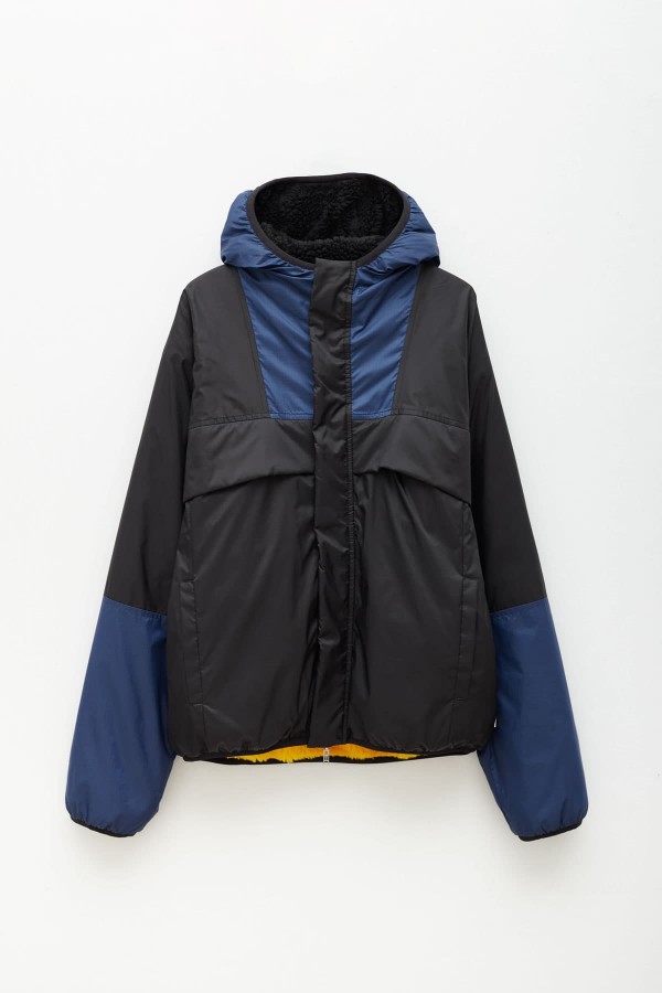 MARNI BLACK RIPSTOP REVERSIBLE BOMBER JACKET | IAMNUE