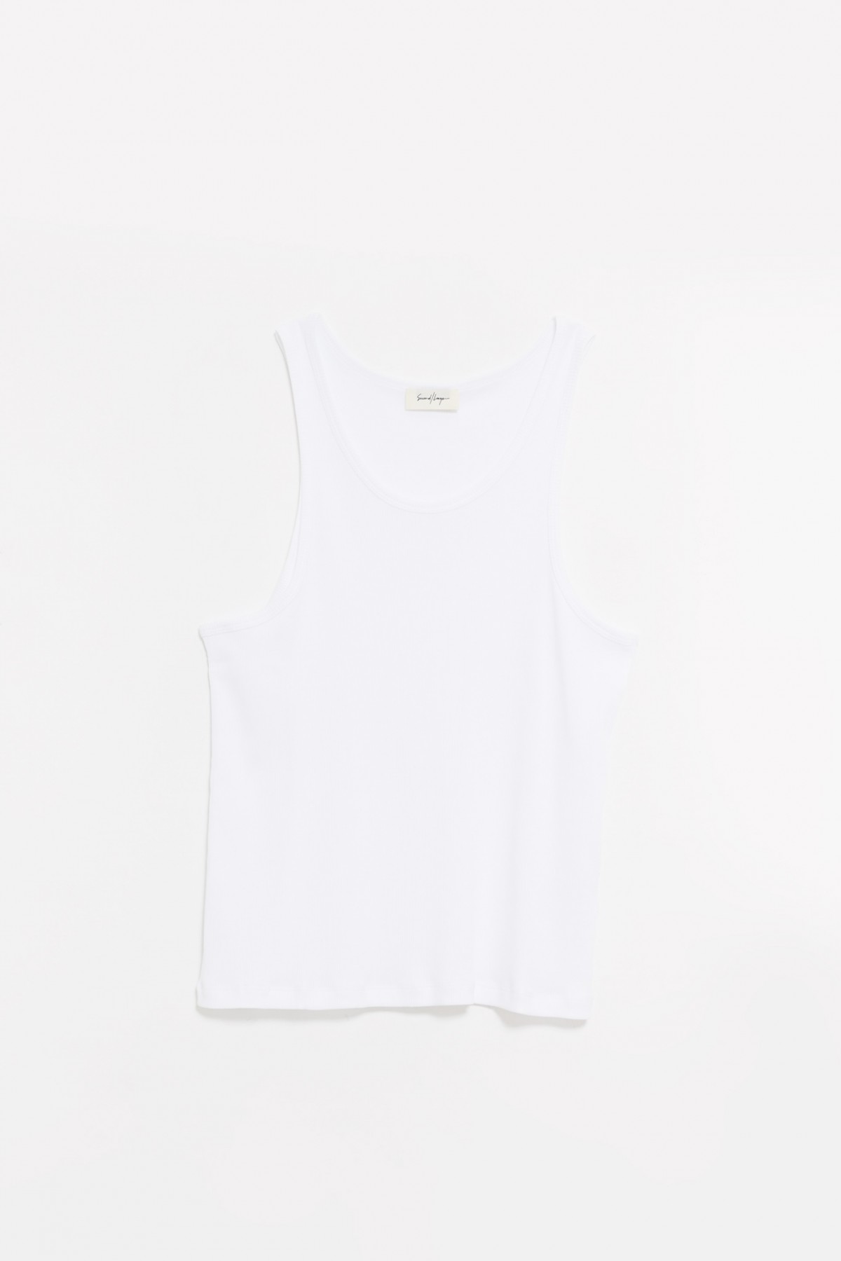 SECOND LAYER WHITE LOS NIÑOS TANK TOP T-SHIRT IAMNUE