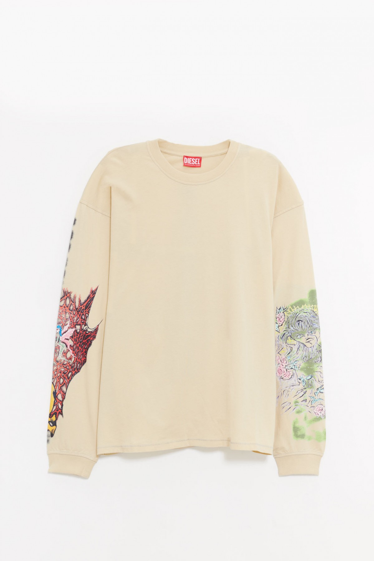 DIESEL SAND T-BOXT-LS-R4 T-SHIRT IAMNUE