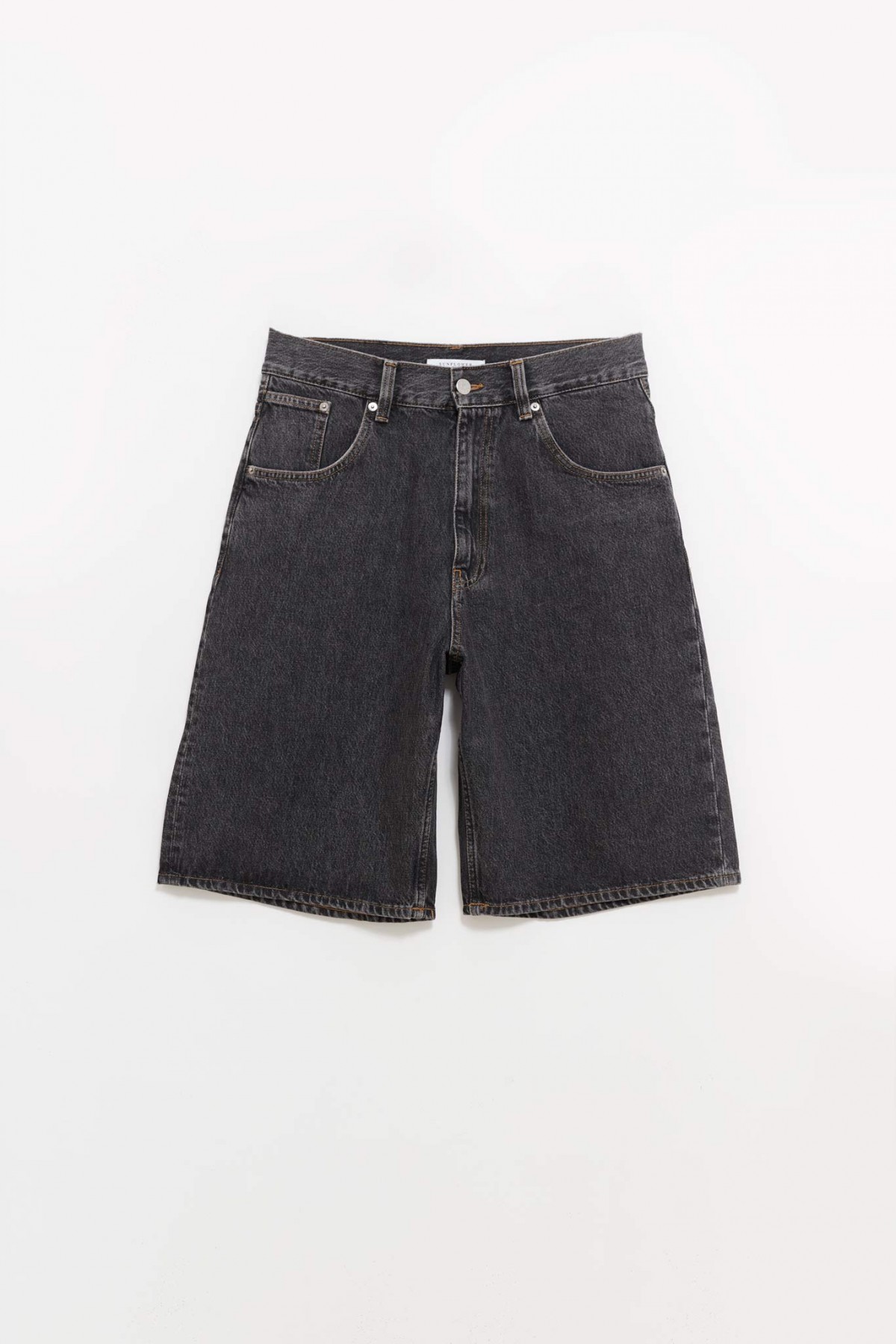SUNFLOWER BLACK STONE SUPER WIDE SHORTS IAMNUE