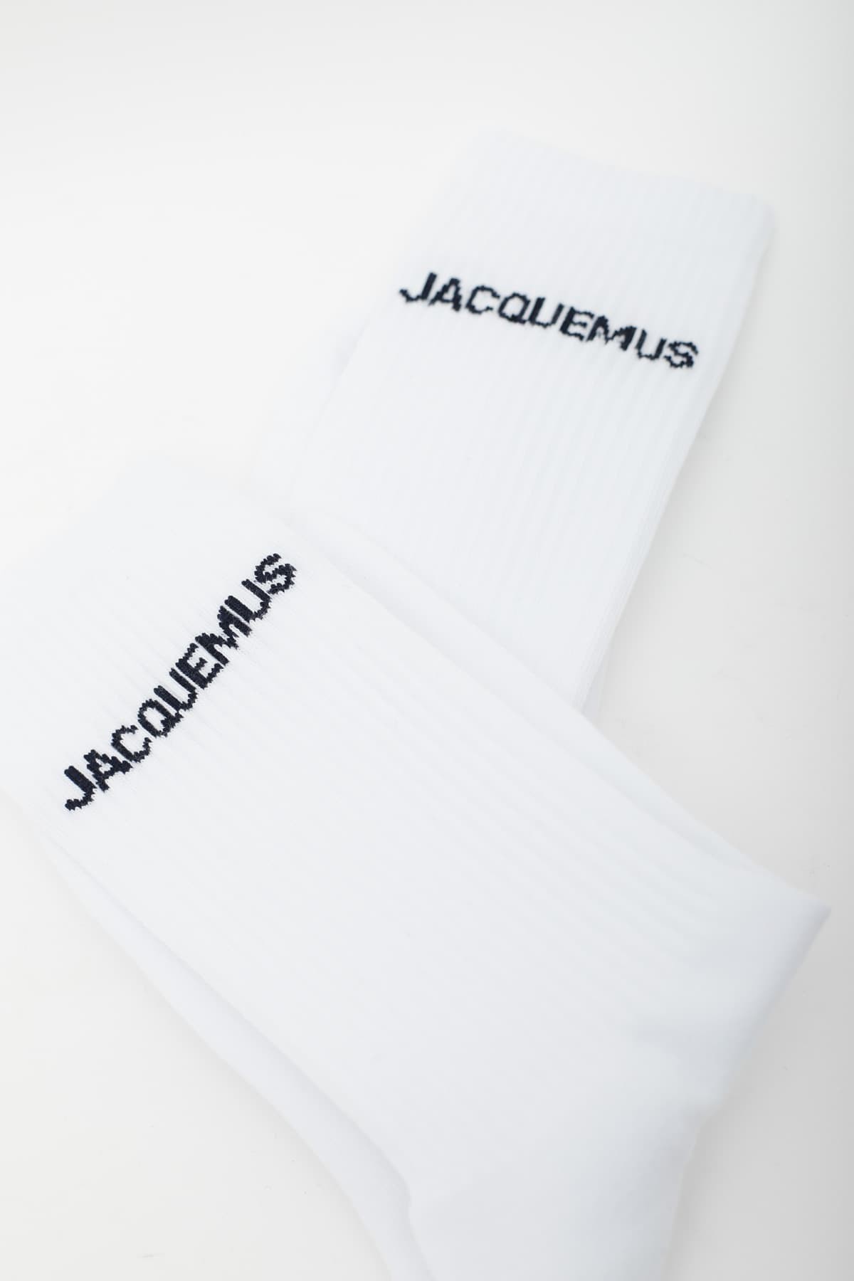 JACQUEMUS WHITE JACQUEMUS SOCKS IAMNUE
