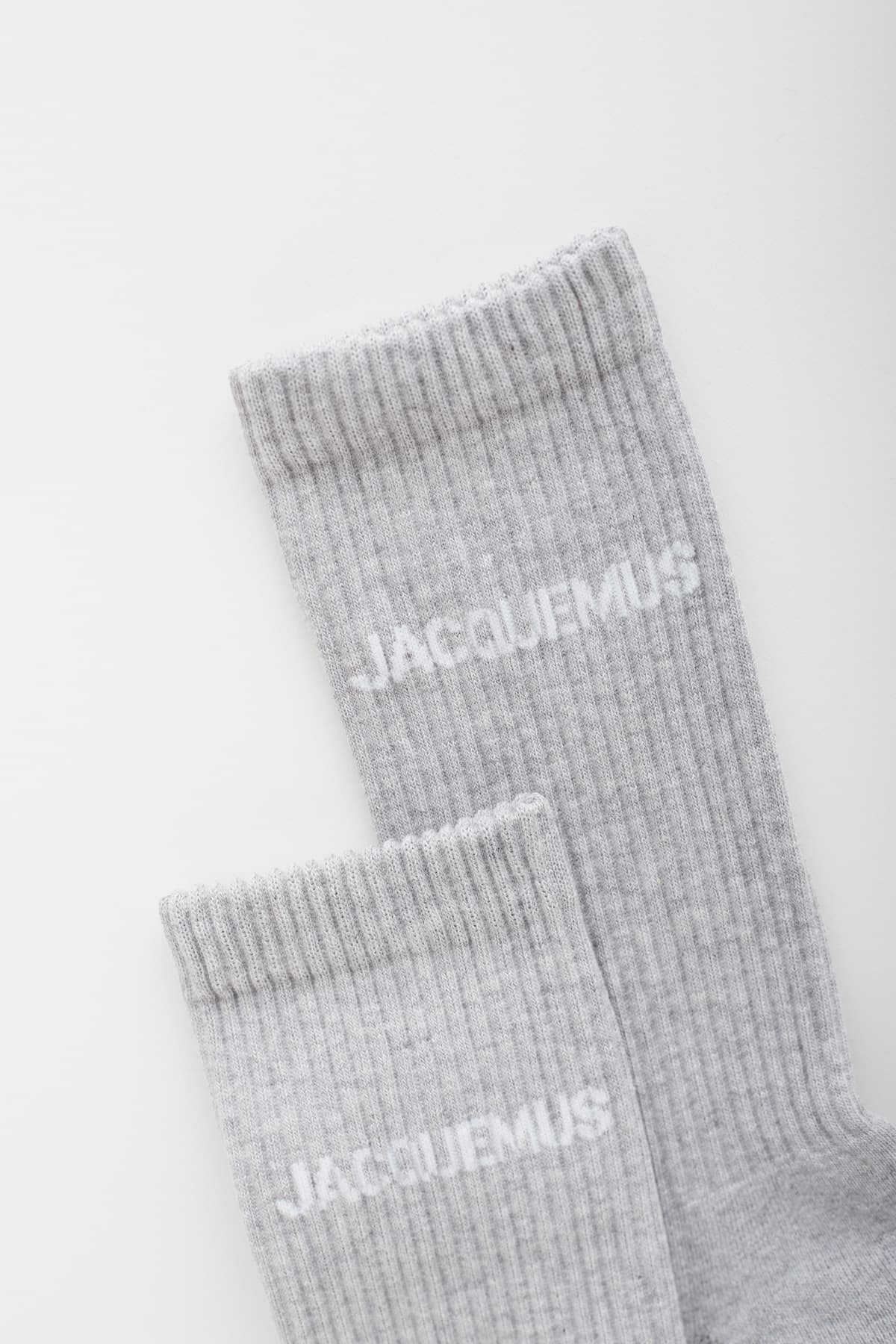 JACQUEMUS MEDIUM GREY JACQUEMUS SOCKS IAMNUE
