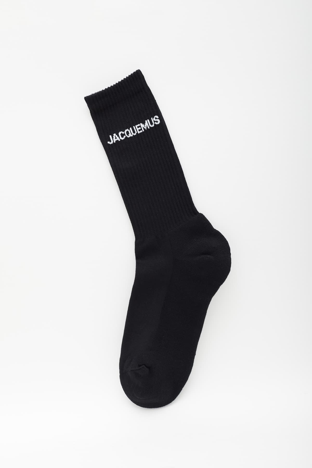 JACQUEMUS BLACK JACQUEMUS SOCKS IAMNUE
