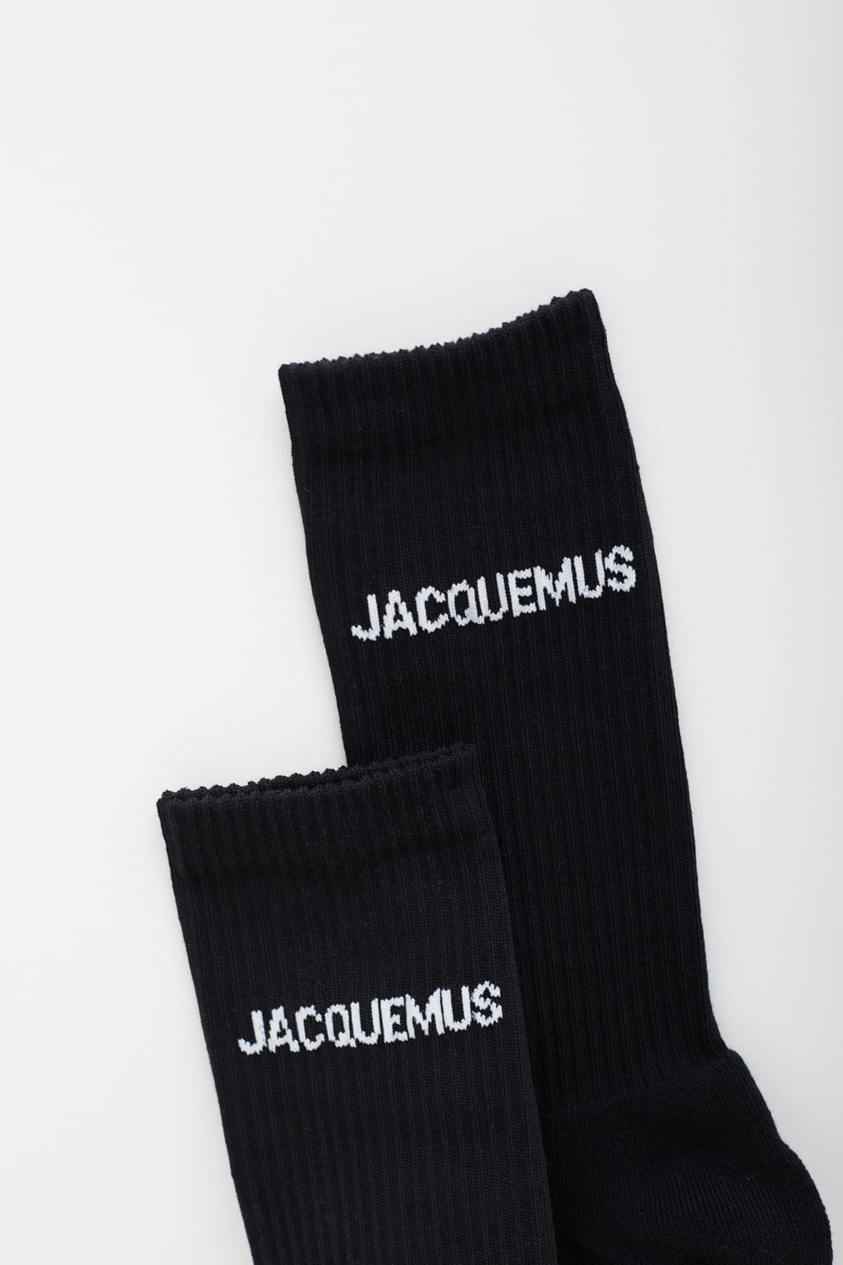 JACQUEMUS BLACK JACQUEMUS SOCKS IAMNUE