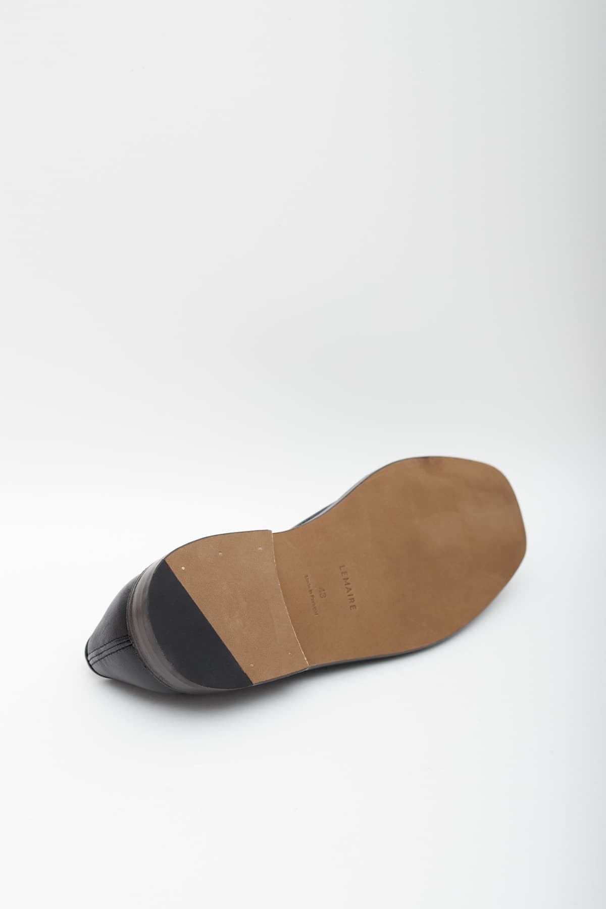 LEMAIRE FLAT PIPED SLIP FLAT PIPED SLIPPERS IAMNUE
