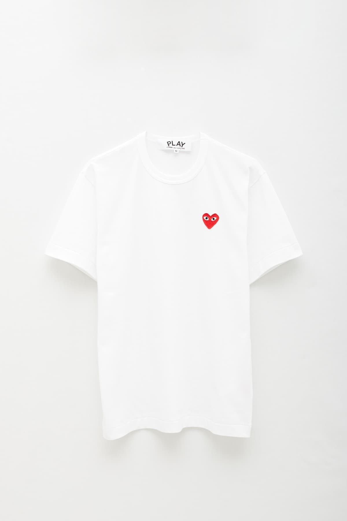 COMME DES GARCONS PLAY WHITE P1T108 T-SHIRT IAMNUE