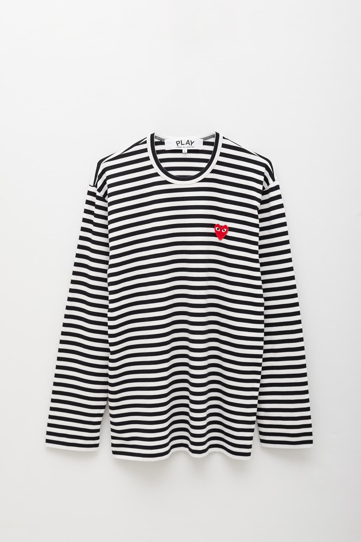 COMME DES GARCONS PLAY BLACK STRIPES P1T164 LS T-SHIRT IAMNUE