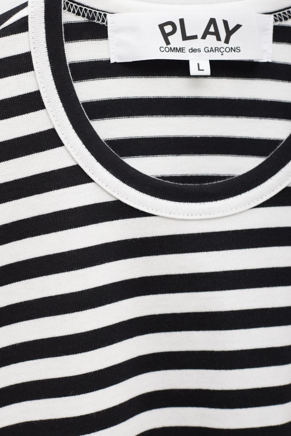 COMME DES GARCONS PLAY BLACK STRIPES P1T164 LS T-SHIRT IAMNUE