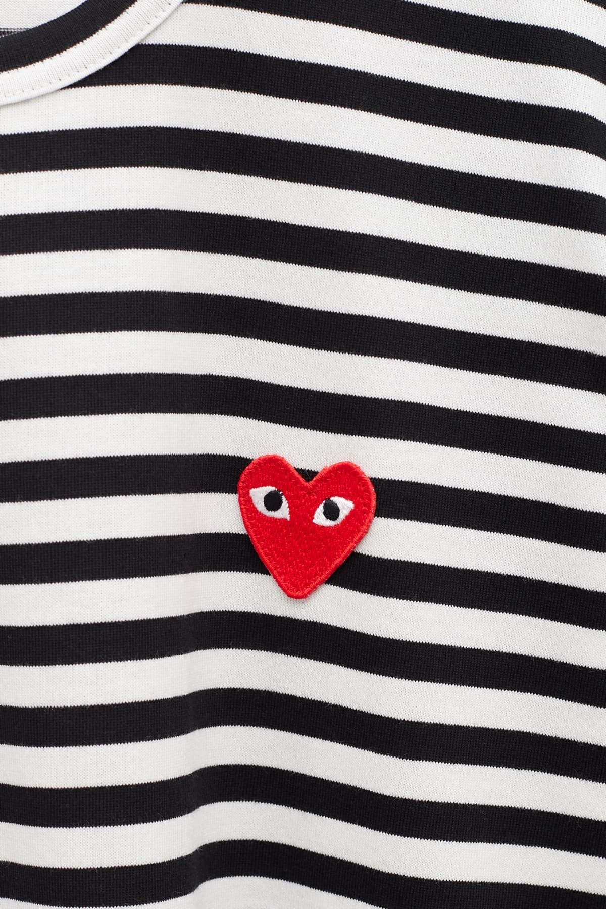 COMME DES GARCONS PLAY BLACK STRIPES P1T164 LS T-SHIRT IAMNUE