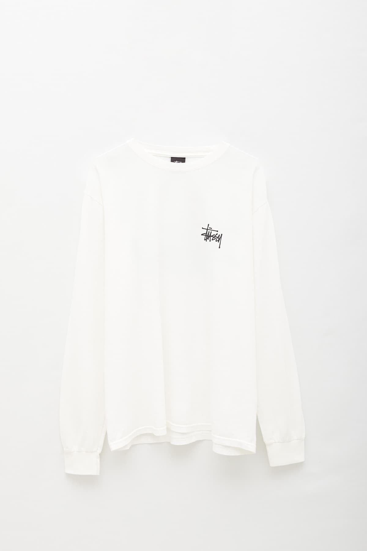 STUSSY NATURAL BASIC PIG DYED LS T-SHIRT IAMNUE