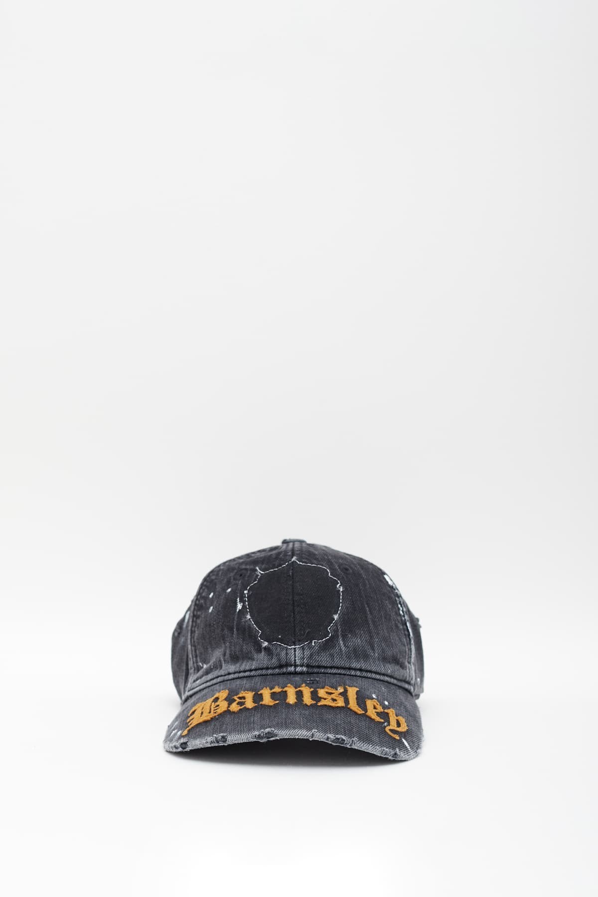 MARTINE ROSE BLACK TRUCKER CAP IAMNUE