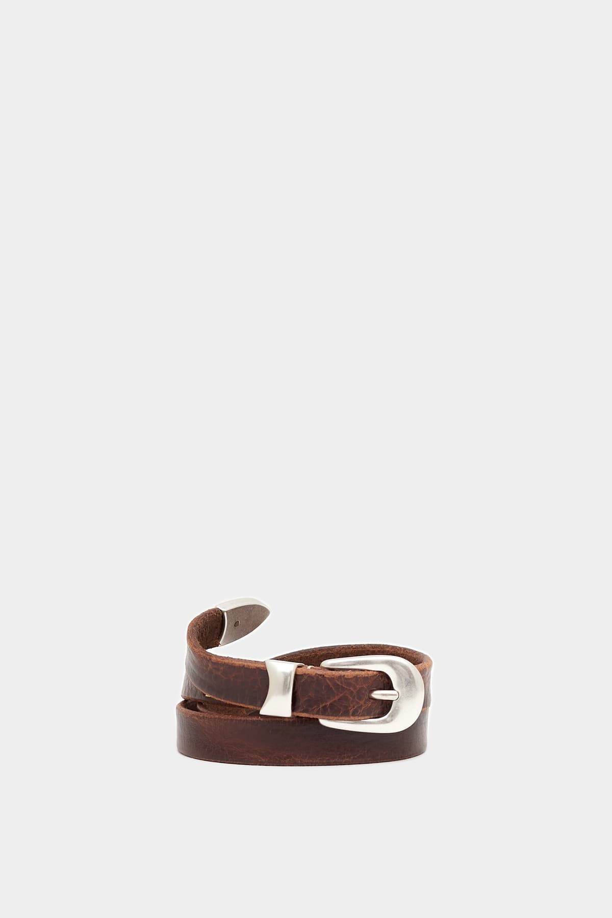 OUR LEGACY BROWN 2 CM BELT IAMNUE