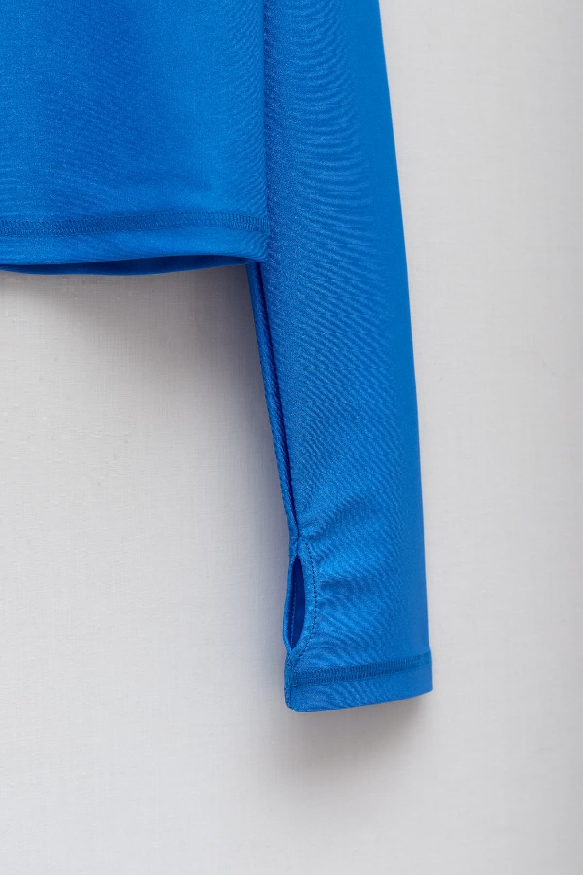 COPERNI ELECTRIC BLUE TIGHT HIGH NECK TOP IAMNUE