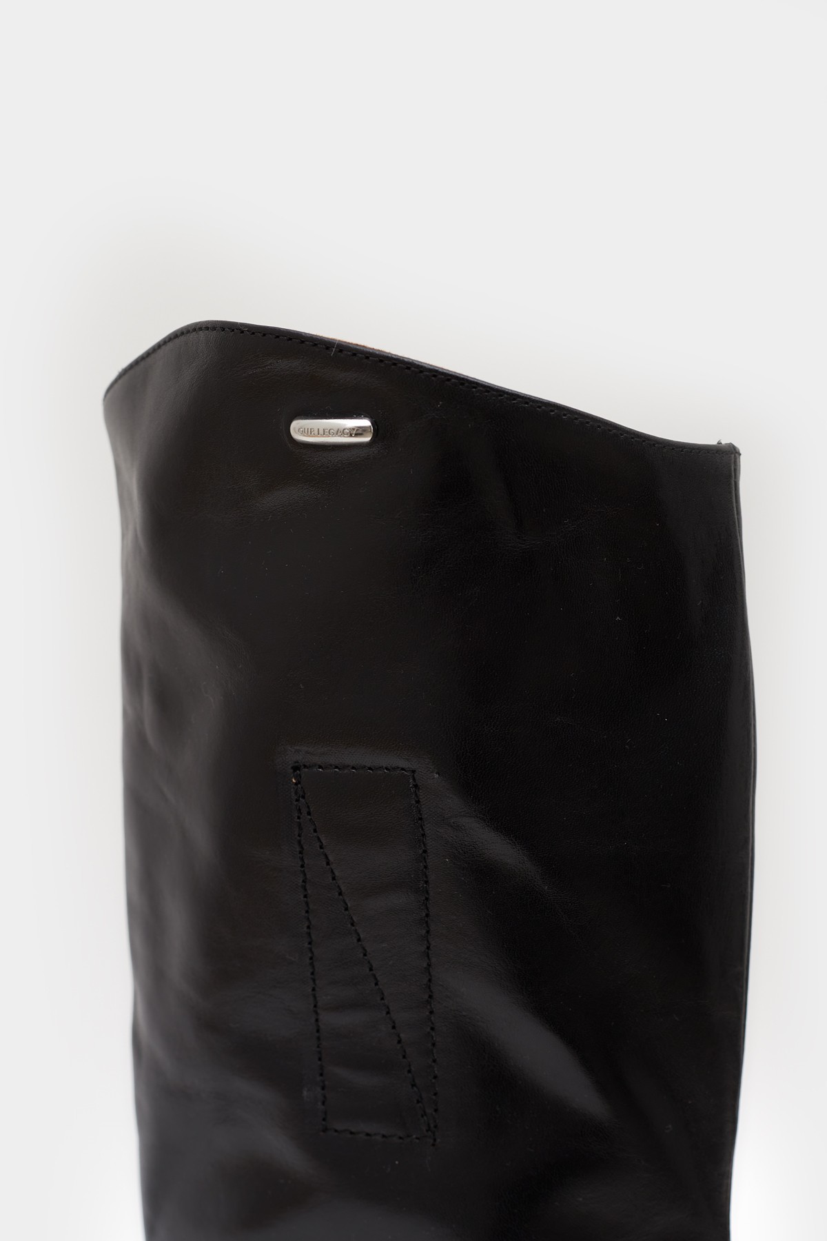 OUR LEGACY BLACK ENVELOPE BOOTS IAMNUE