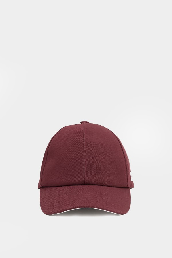 COURREGES BURGUNDY SIGNATURE CAP IAMNUE