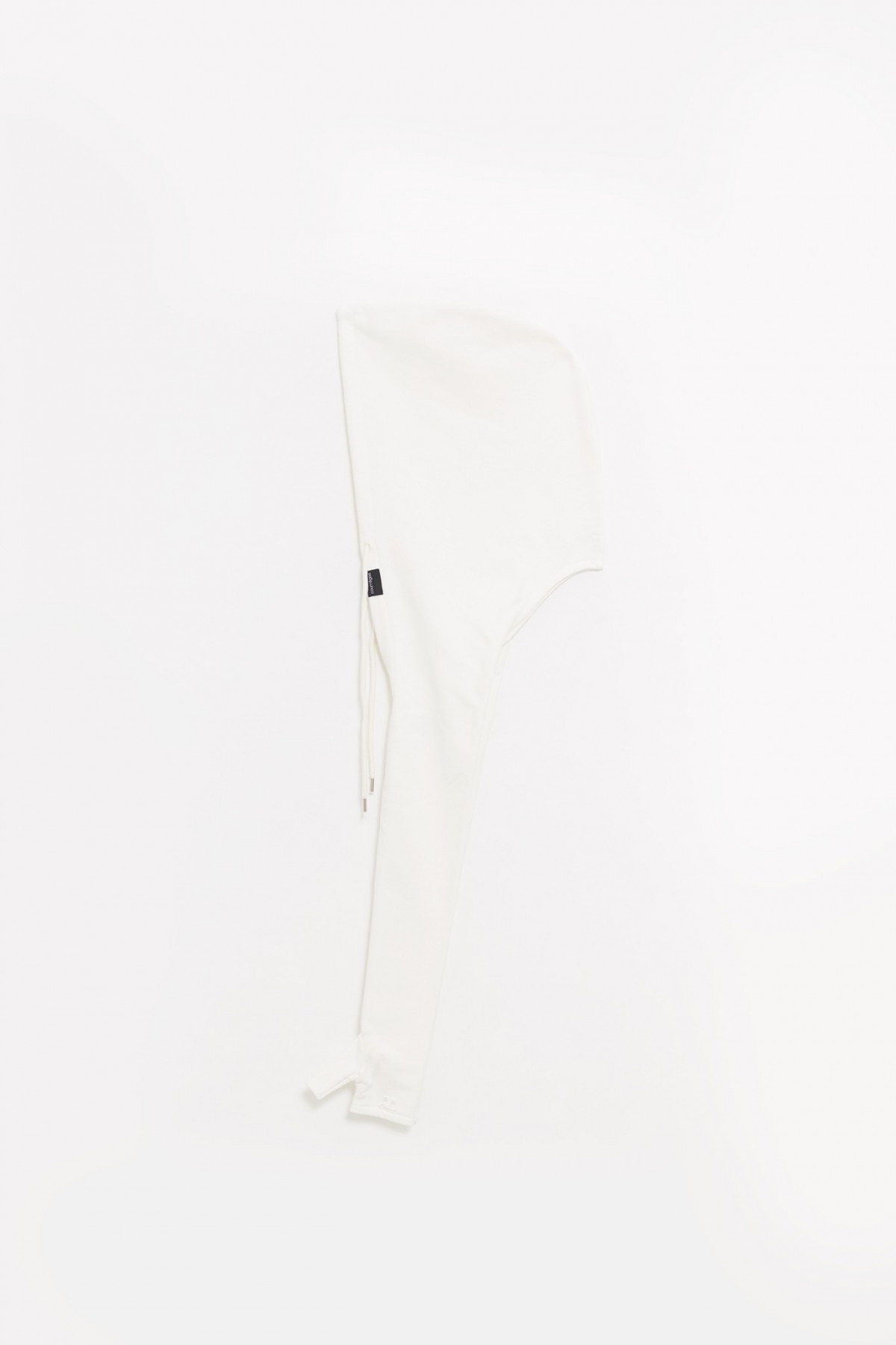 COURREGES HERITAGE WHITE COCOON HOODED FLEECE MITTENS IAMNUE