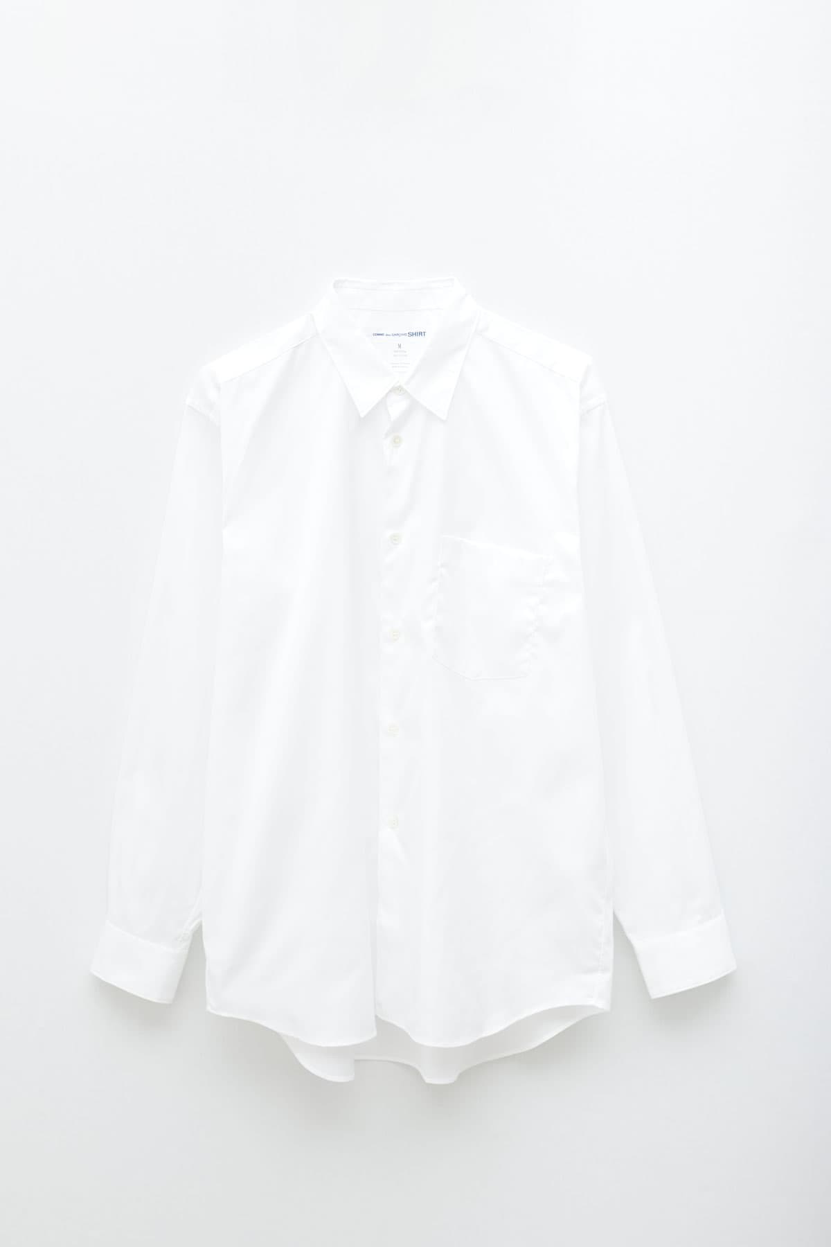 COMME DES GARCONS SHIRT FOREVER WHITE SHIRT IAMNUE