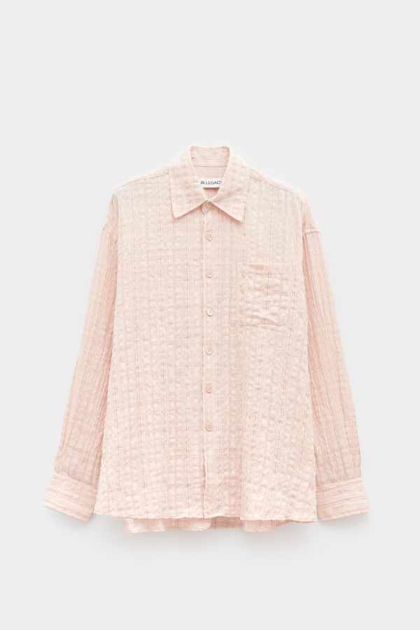 OUR LEGACY PINK PICNIC CHECK BORROWED SHIRT IAMNUE