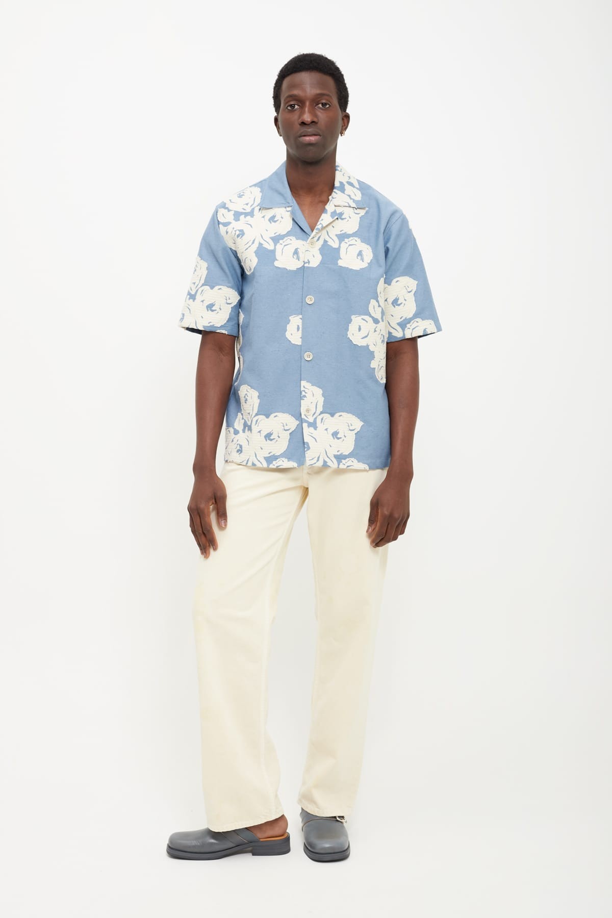 SUNFLOWER BLUE CAYO SHIRT IAMNUE