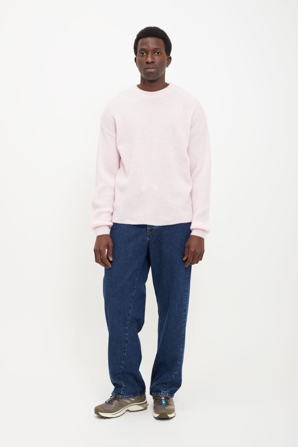 SUNFLOWER PINK AIR RIB SWEATER IAMNUE