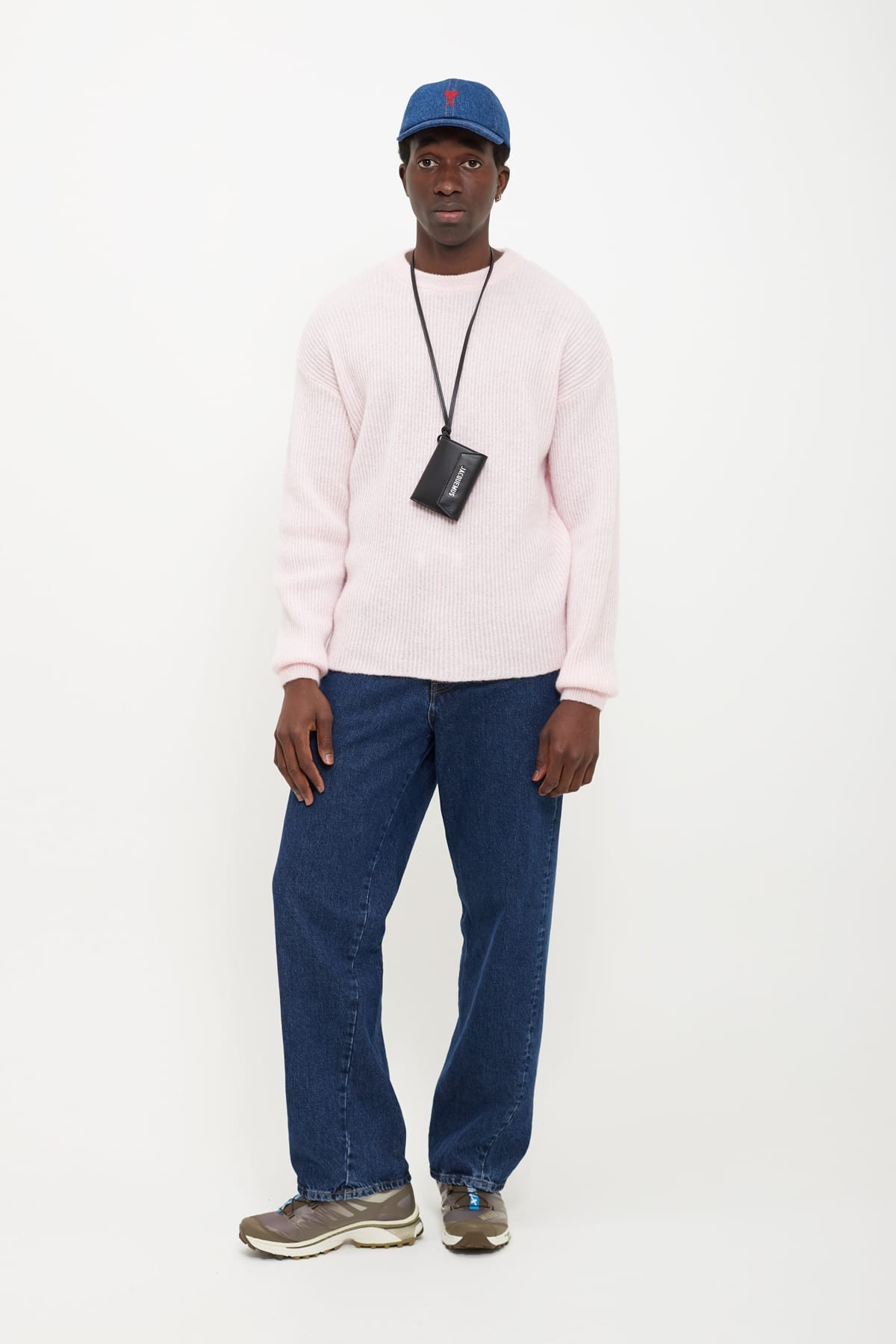 SUNFLOWER PINK AIR RIB SWEATER IAMNUE