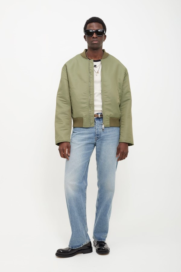 SUNFLOWER DARK OLIVE BOMBER JACKET IAMNUE