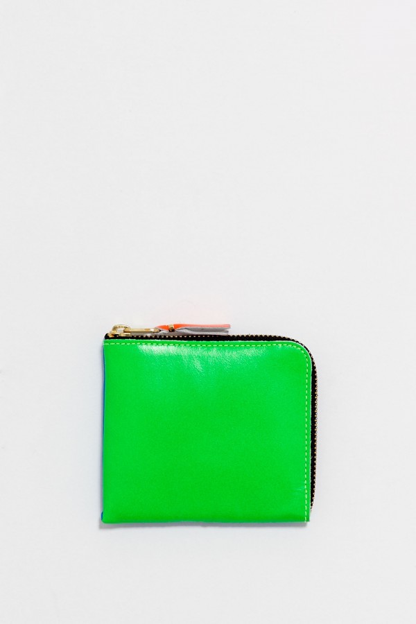 COMME DES GARCONS WALLET BLUE GREEN 3100SF WALLET IAMNUE