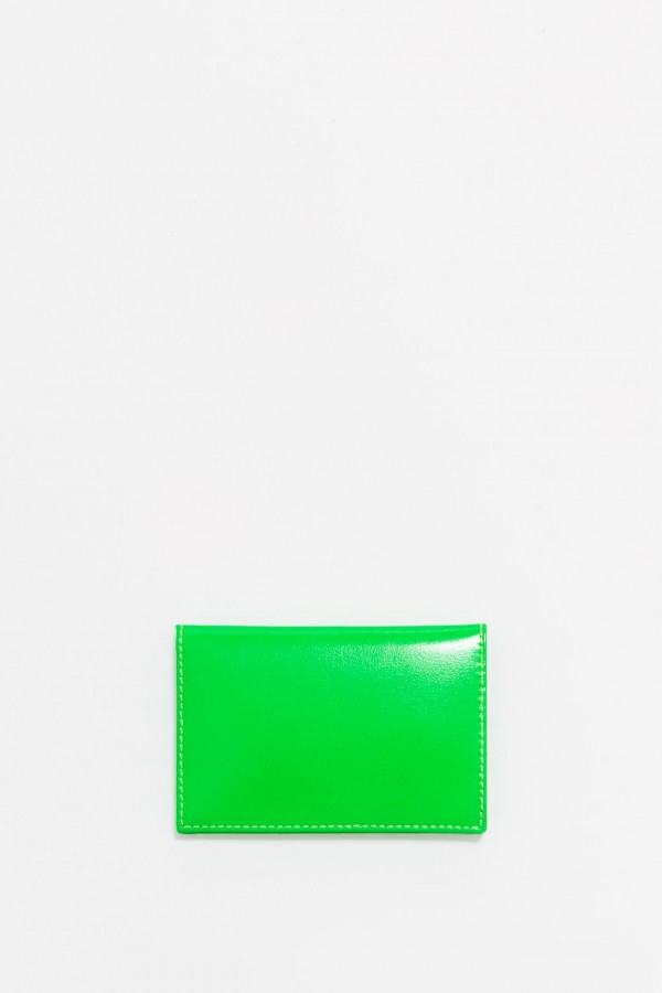 COMME DES GARCONS WALLET GREEN SA6400SF CARDHOLDER IAMNUE