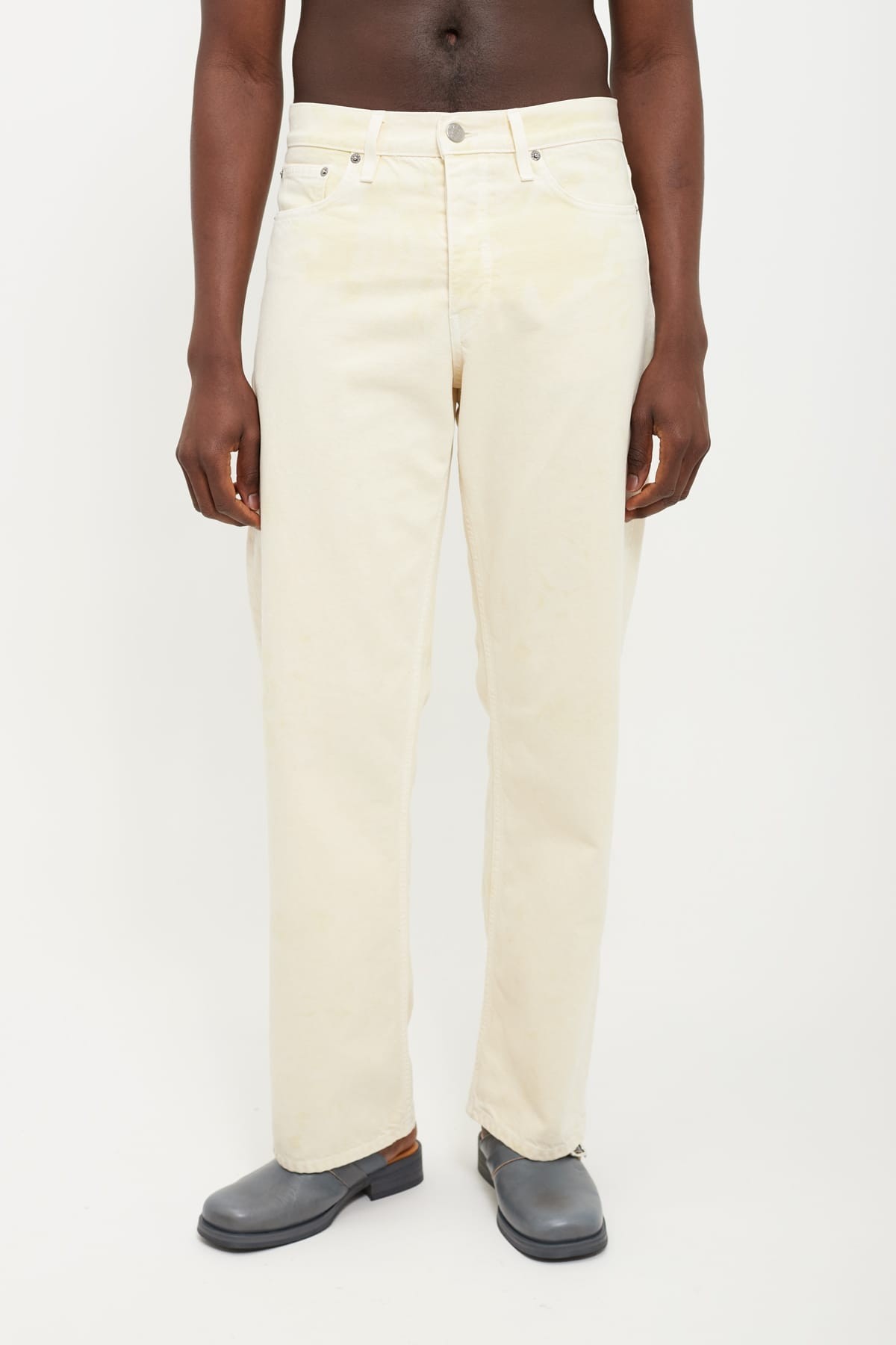 SUNFLOWER CHALK LOOSE DENIM TROUSER IAMNUE