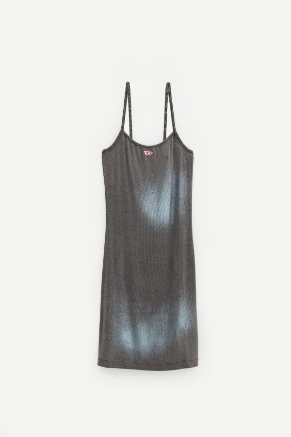 DIESEL BLACK SPRAY D-HOPY-N2 DRESS IAMNUE