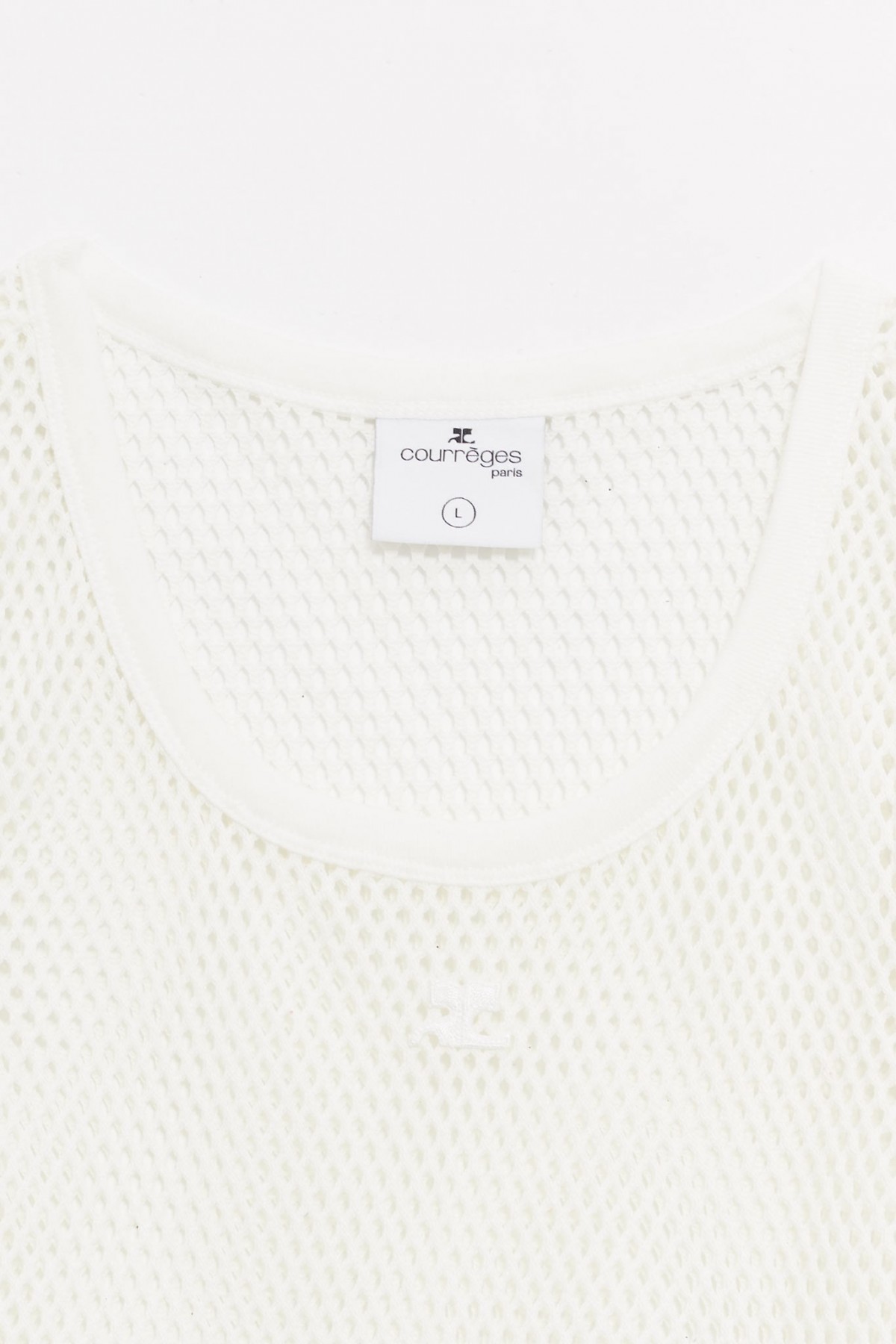 COURREGES SAND AC FISHNET TANK TOP IAMNUE