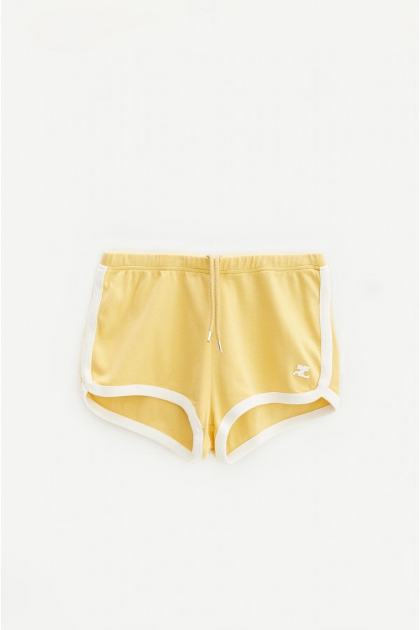 COURREGES POLLEN CONTRAST MINI SHORT