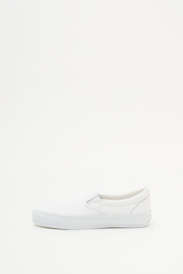 VANS OTW LEATHER WHITE SLIP-ON REISSUE 98 SNEAKERS IAMNUE