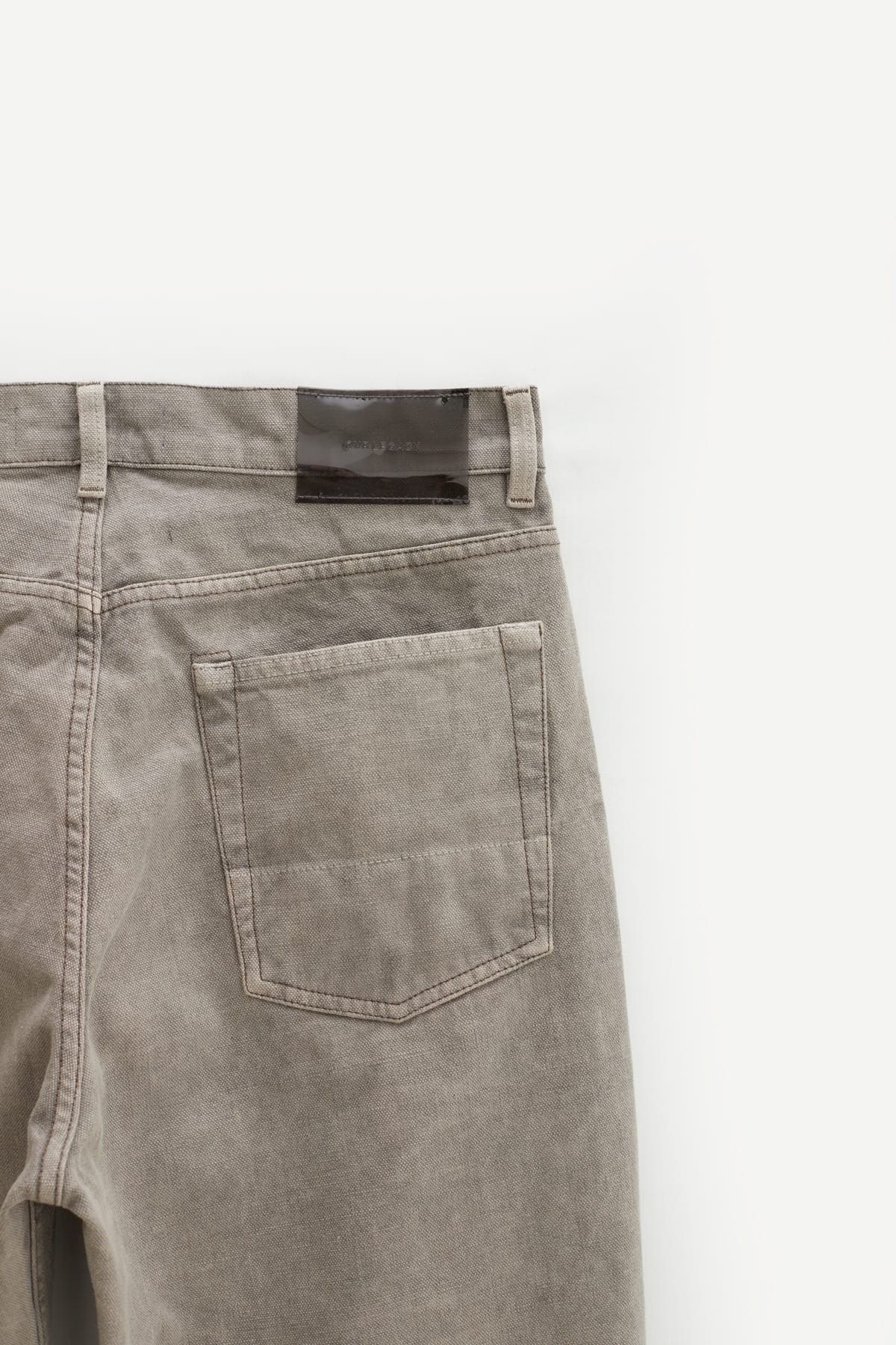 OUR LEGACY ATTIC CARBON THIRD CUT DENIM TROUSER IAMNUE