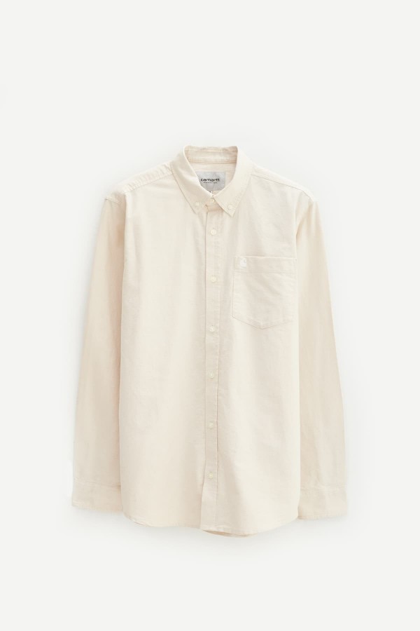 CARHARTT WIP CORNSILK C-LOGO SHIRT IAMNUE