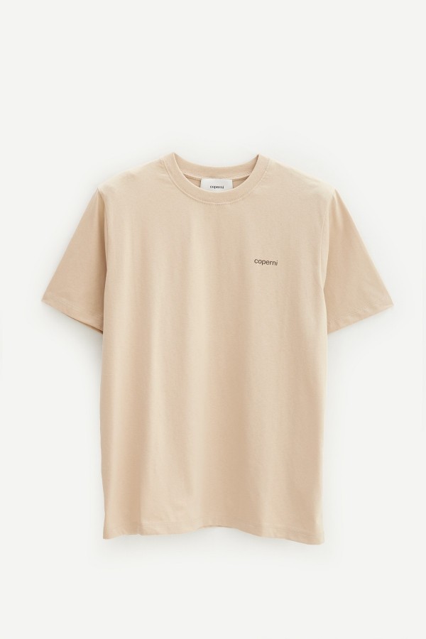 COPERNI BEIGE LOGO BOXY T-SHIRT IAMNUE
