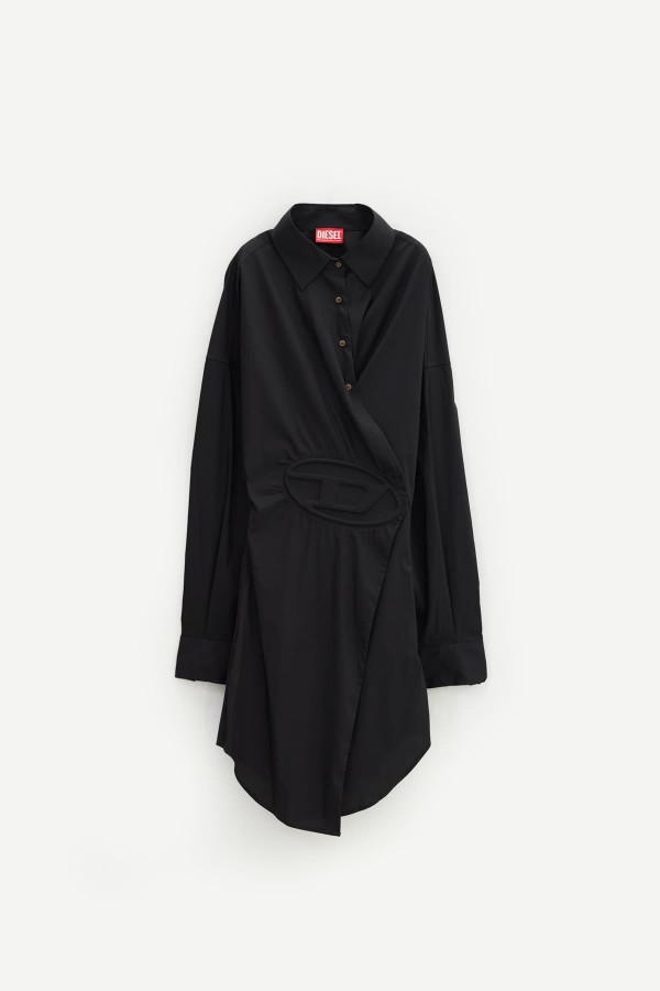 DIESEL BLACK D-SIZEN-N1 DRESS IAMNUE