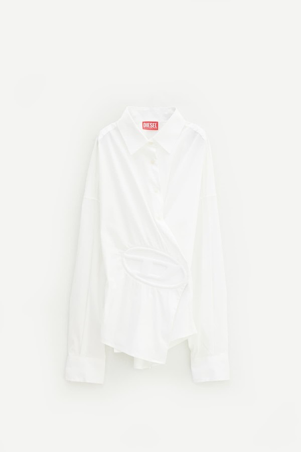 DIESEL WHITE C-SIZ-N1 SHIRT IAMNUE