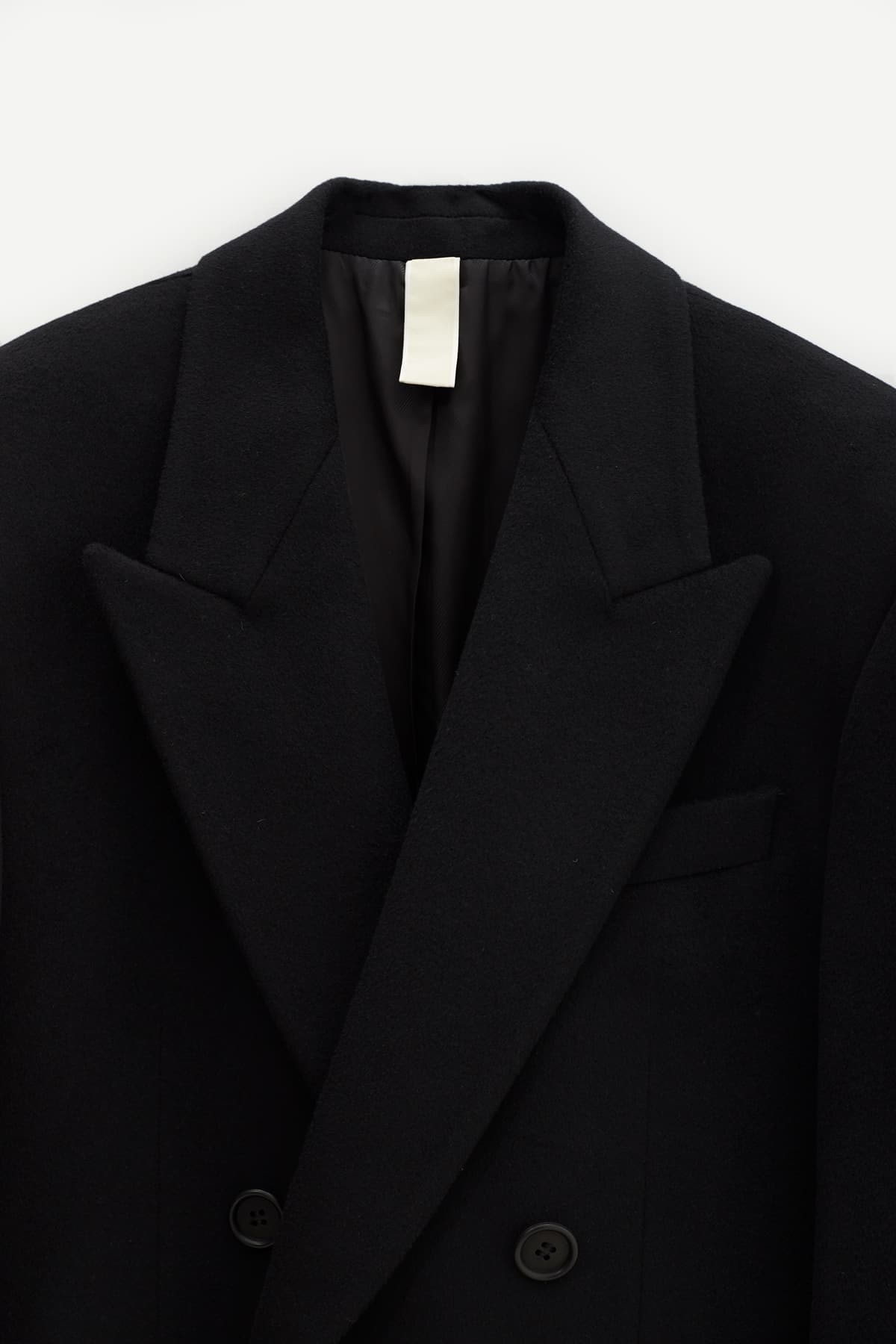 SUNFLOWER BLACK DB COAT IAMNUE